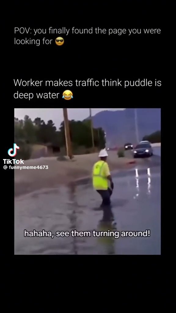 Construction Worker Pranks Passersby